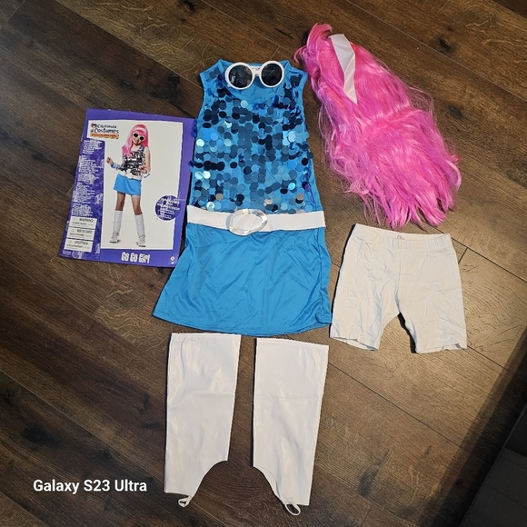 Kids Go Go Girls 60's Costume - Picture 2 of 7